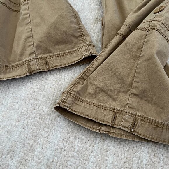 3 for $6 Calvin Klein Jeans Tan Crop Cargo Pants - Picture 10 of 12